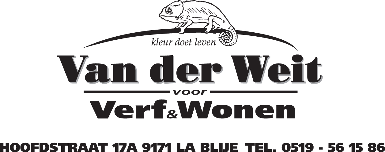 Logo Van der Weit voor Verf & Wonen