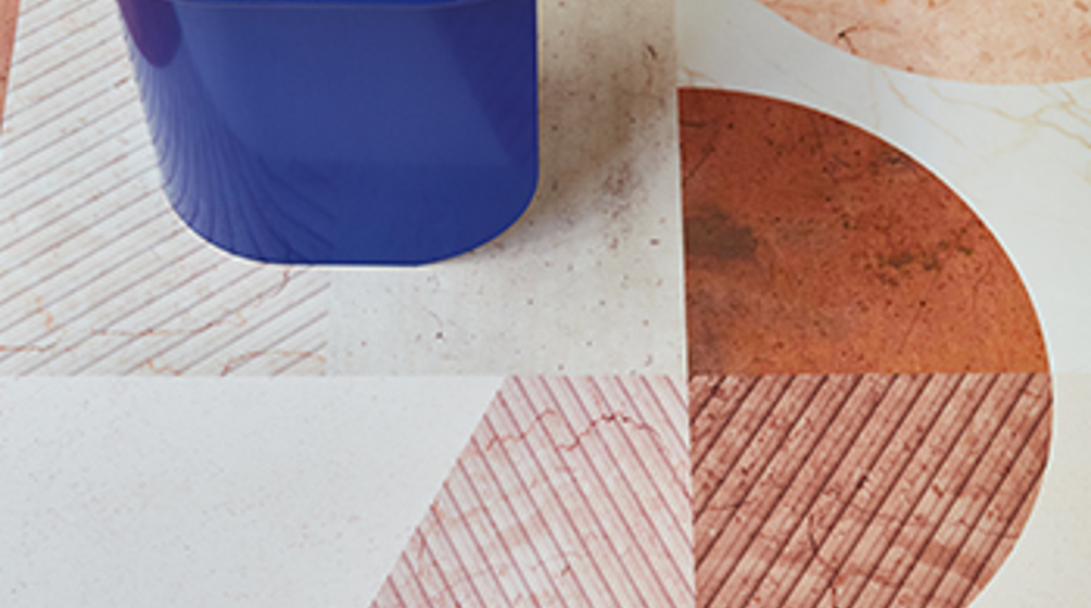 TarkettI FInally Vinyl vloerkleed I Mixed Materials Pink