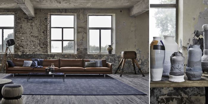 Desso Denim vloerkleed op maat en LaminArt laminaat vloer van Tarkett