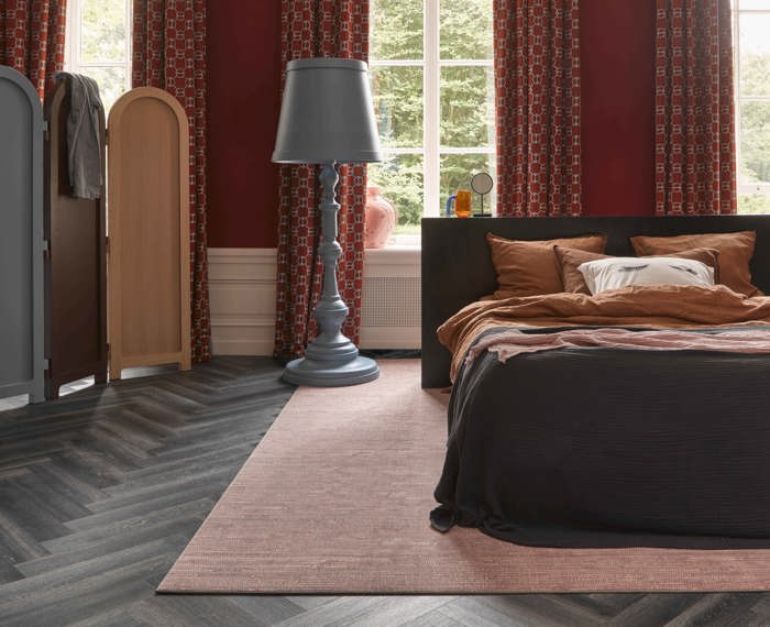 Tarkett I iD Supernature visgraat PVC vloer I Forest Oak Liqorice