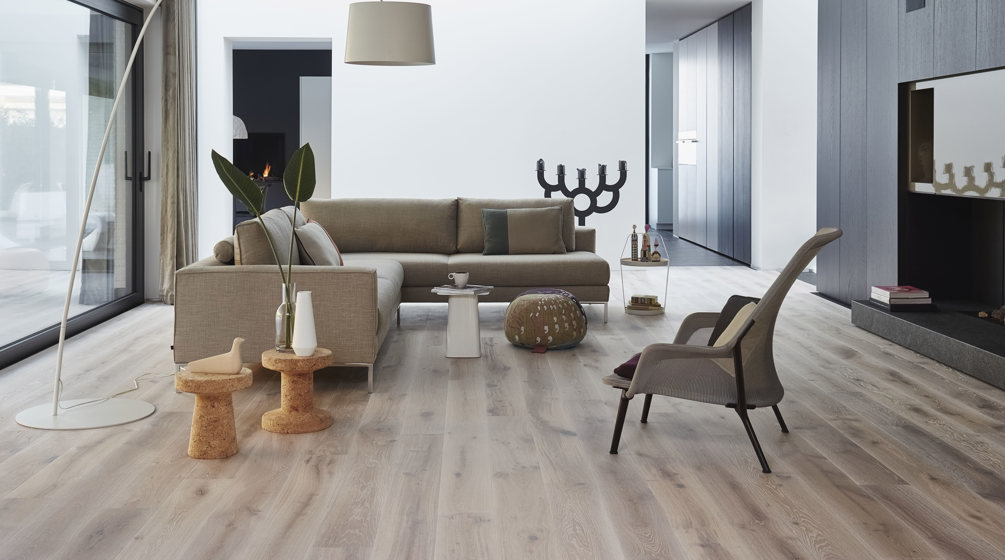 Modern Mininmal en Natural Living houten vloer van Desso Tarkett