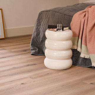 Tarkett Supernature PVC houtlook vloer in de slaapkamer